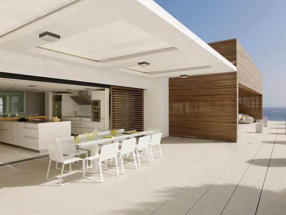 puro blanco 6 cocina terraza. puro blanco 6