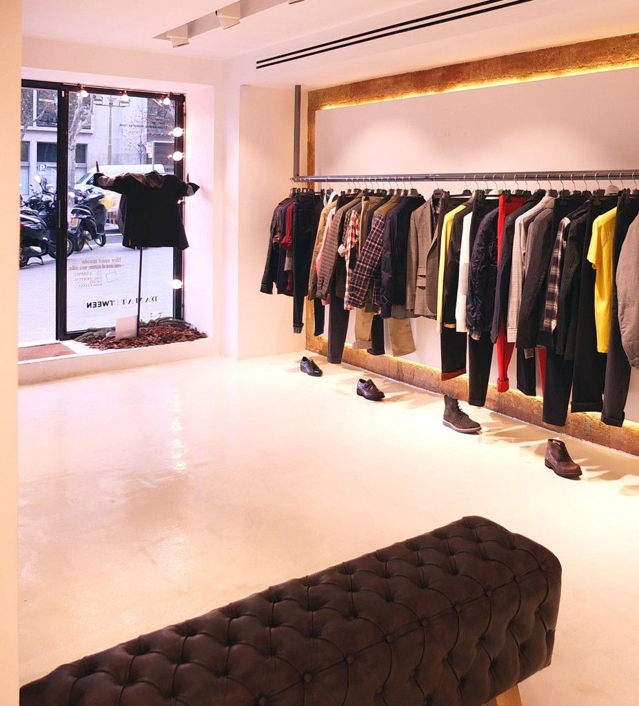 Interiorismo y decoración de tienda de ropa Tween en Barcelona